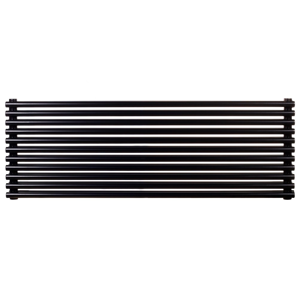 Трубчатый радиатор Betatherm горизонтальный Praktikum PH2 425x1400 (Черный Ral9005M подк. 34)